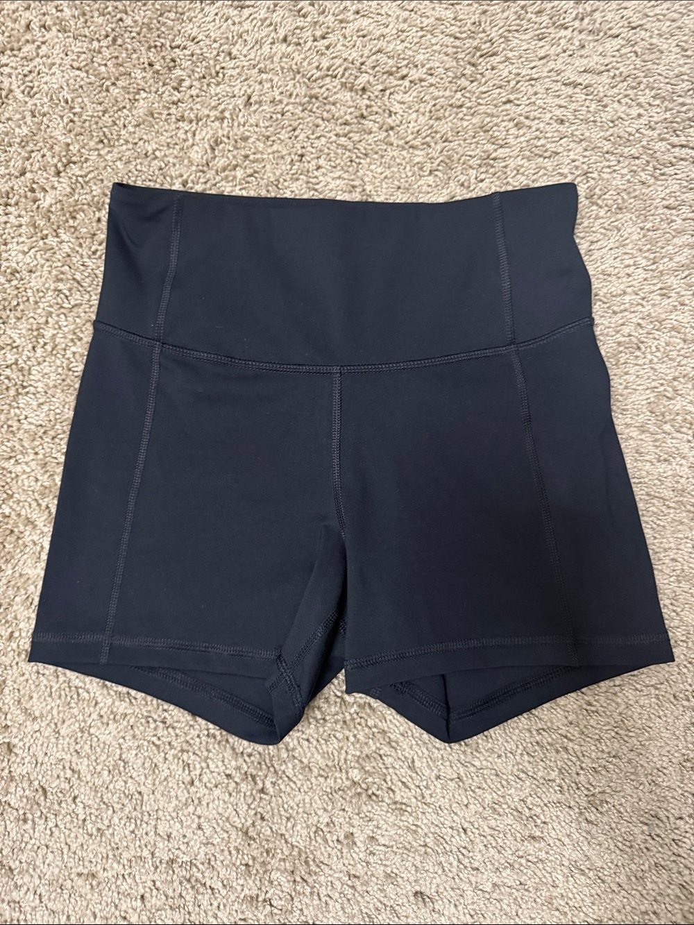 all in motion Black High-Rise Bike Shorts